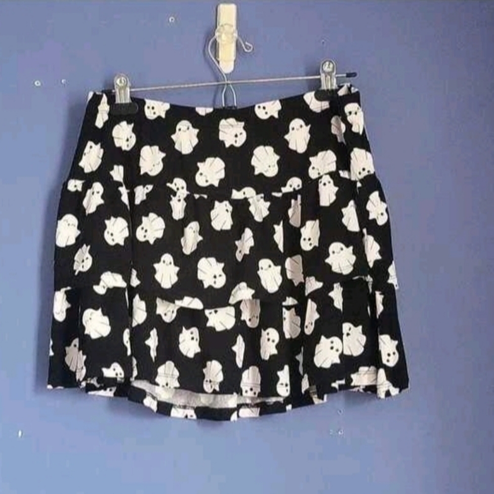 Sweet Society - Ghost Skater Skirt -